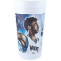32 Oz. Smooth Wall Stadium Cup - Full Color 360 Degree Imprint